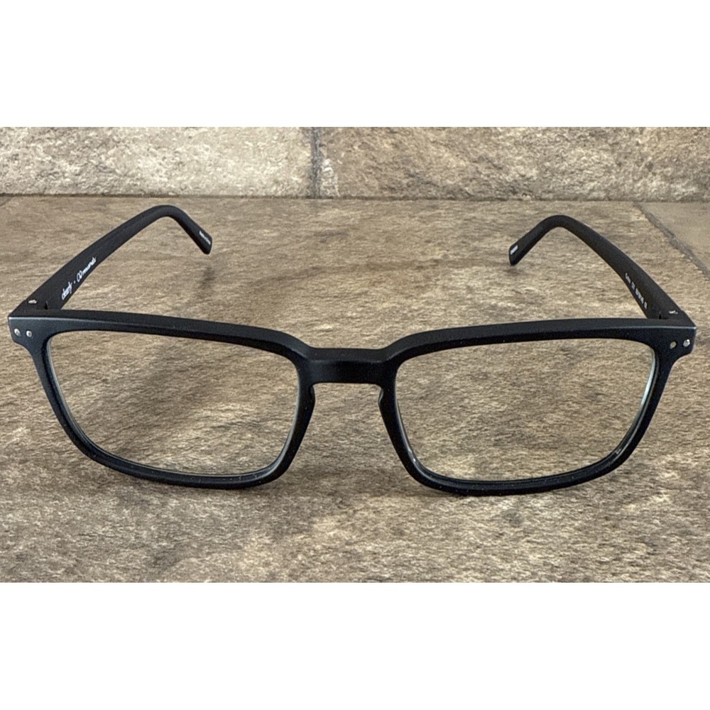 Clearly Reincarnate Curlew C01 Matte Black Eco Friendly Eyeglass Frame 55-18-145